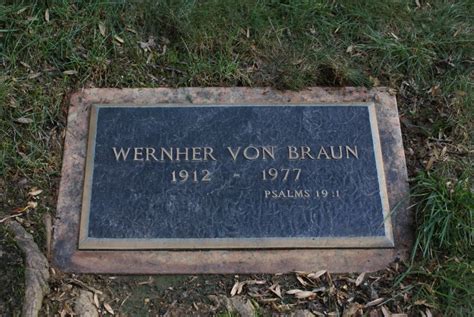 Wernher Von Braun Tombstone - Wernher Von Braun Tombstone Psalm 19 1 44 Replies Conspiracy ...