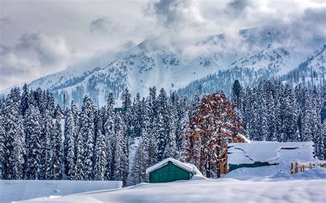 Download imagens inverno, paisagem de montanha, floresta, neve, Alpes ...