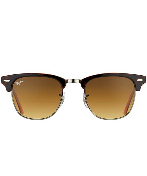 ray ban clubmaster brown glasses