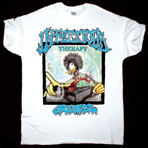 INFECTIOUS GROOVES THERAPY NEW WHITE T-SHIRT