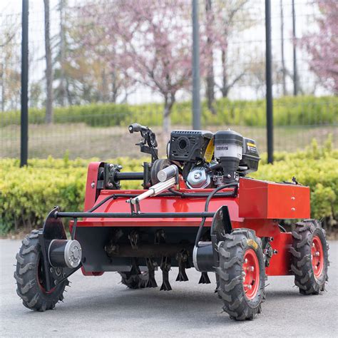 Wheeled remote control flail mower (ZCG-01) - Shandong Nature Garden ...
