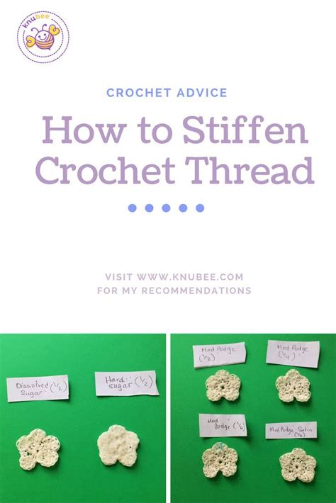 How to Stiffen Crochet Thread, Part 1 | Thread crochet, Crochet jewelry, Crochet