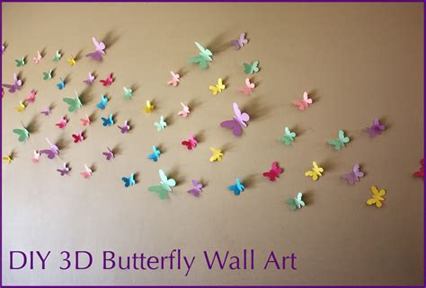 MooMama: DIY 3D Butterfly Wall Art with FREE Templates