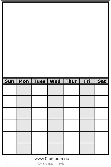 Create Your Own Printable Calendar