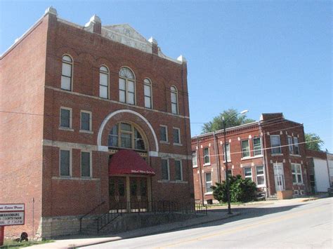 Main Street, What Cheer, Iowa, with Opera House | Flickr - Photo Sharing!