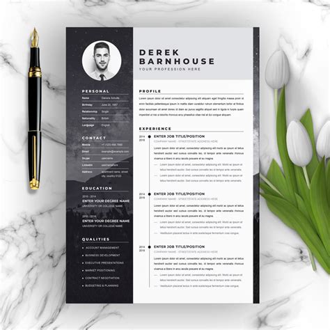 Attractive CV Template 2021 - ResumeInventor