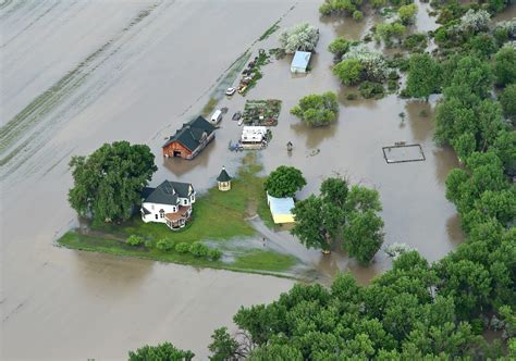 Photos: Aerial views of flooding on the Yellowstone | Local News | billingsgazette.com