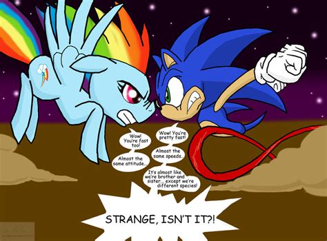 Sonic VS Rainbow Dash by sonigoku on DeviantArt