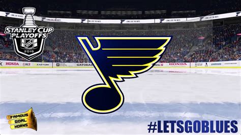 St. Louis Blues 2016 Playoffs Goal Horn #WeAllBleedBlue - YouTube