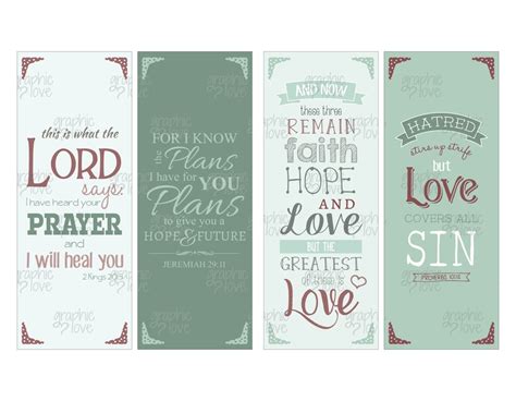 Free Christian Printable Bookmarks