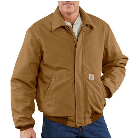 Carhartt® Flame - resistant Duck Bomber Jacket - 169991, Insulated Jackets & Coats at Sportsman ...