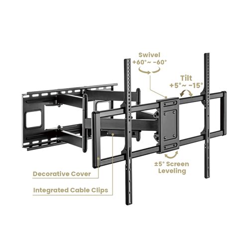 HEAVY-DUTY FULL-MOTION TV WALL MOUNT Supplier and Manufacturer- LUMI