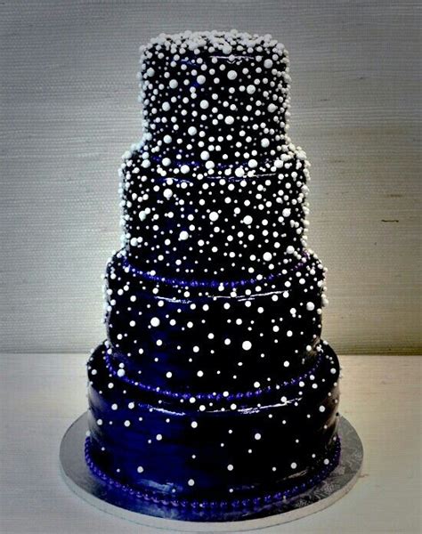 Starry Night Cake | Starry night wedding, Wedding night, Cake