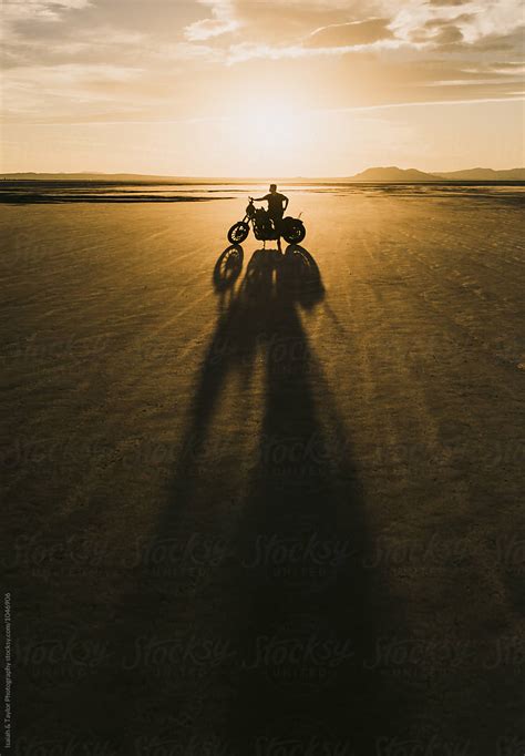 "Sunset Motorcycle Silhouette" by Stocksy Contributor "Itla" - Stocksy