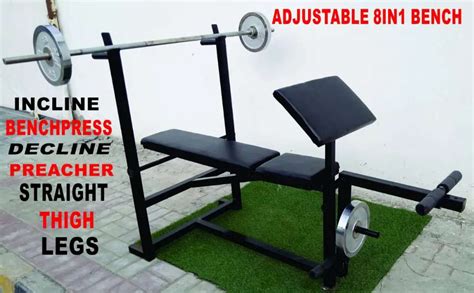 Bench Press 8 in 1 price in Pakistan – Track Fit