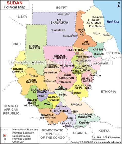 Juba Map - Sudan