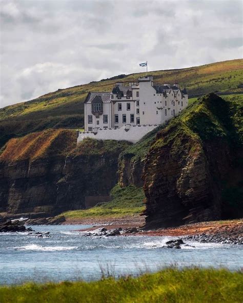 Scotland • Travel • Nature on Instagram: “ Dunbeath Castle is located on the east coast of ...