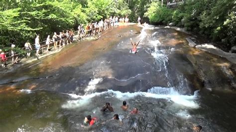 Sliding Rock, North Carolina - YouTube