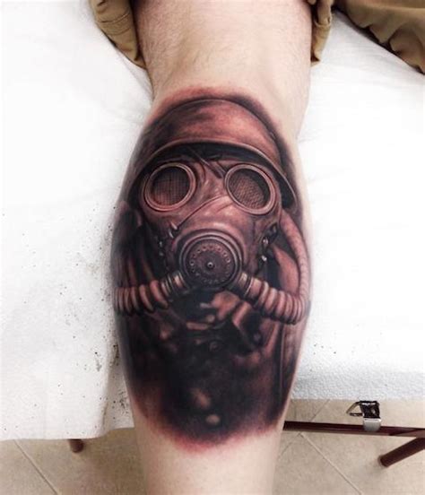 Gas Mask Tattoos Designs, Ideas and Meaning - Tattoos For You
