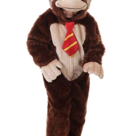 Child Brown Gorilla w/ Tie Costume - Halloween Costume Ideas 2023