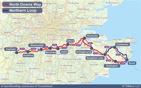 North Downs Way | Maps & Routes - TMBtent