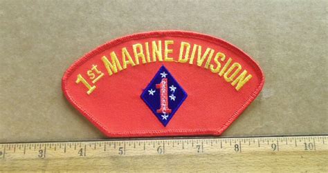 US Marine Corps - 1st Marine Division Embroidered Patch | eBay