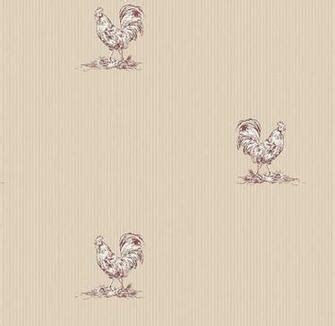 Free download French Country Rooster Fabric Hand Printed by ...