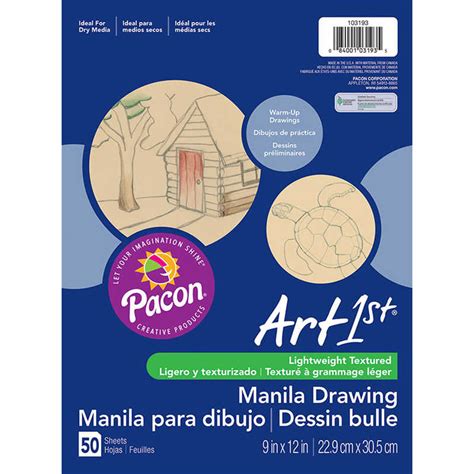 TeachersParadise - UCreate® Drawing Paper, Manila, Standard Weight, 9 ...