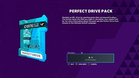 MUT 21: Ultimate Kickoff Perfect Drive Pack - Madden News | Muthead