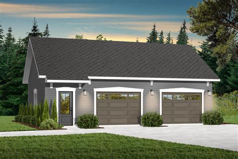 Detached Garage with Extra Storage - 21943DR | Architectural Designs - House Plans