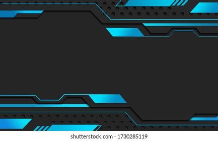 High Tech Background Blue Dark Style Stock Illustration 1730285119 ...