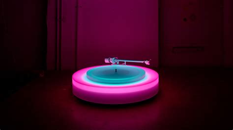 Brian Eno unveils new version of his iconic neon turntable, but you’ll need to move fast as only ...