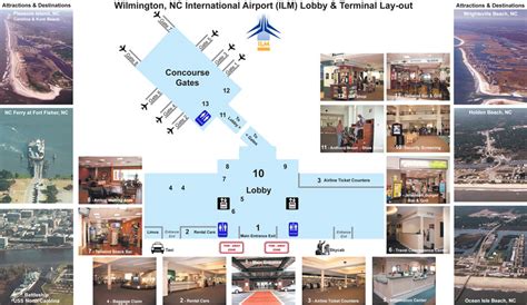 Wilmington Airport Terminal Map & Information • Fly ILM