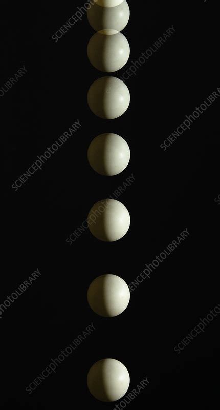 Ball Falling - Stock Image - C022/1896 - Science Photo Library