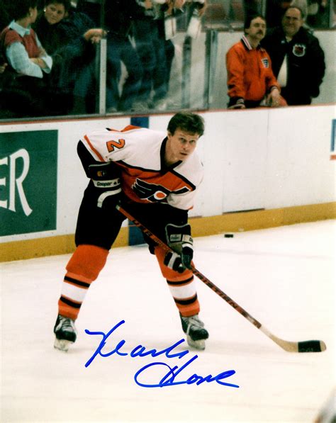 Autographed MARK HOWE 8X10 Philadelphia Flyers Photo - Main Line Autographs