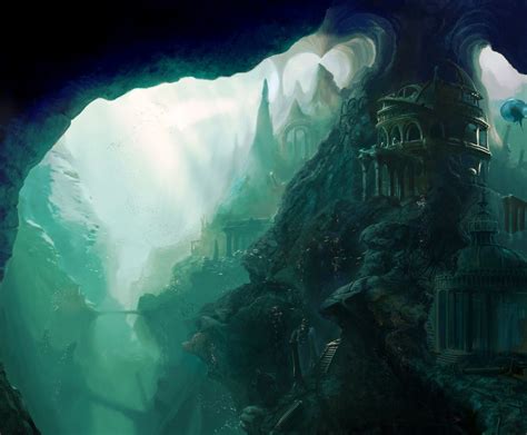 Atlantis | Environment concept art, Lost city of atlantis, Underwater world