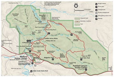 ROOSmap2 | Theodore roosevelt national park, National parks, National parks map