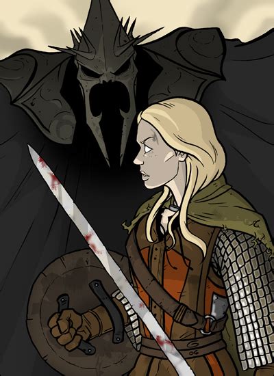 LOTR: Eowyn vs. the WitchKing by grantgoboom on DeviantArt