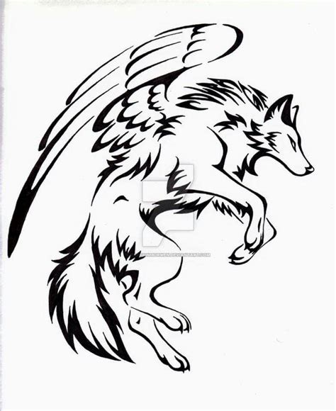 Angeldog Tribal Wolf Tattoo, Wolf Tattoo Sleeve, Wolf Tattoo Design ...