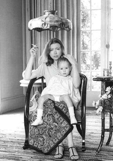 Julian Wasser - Joan Didion With Her Daughter (1968)