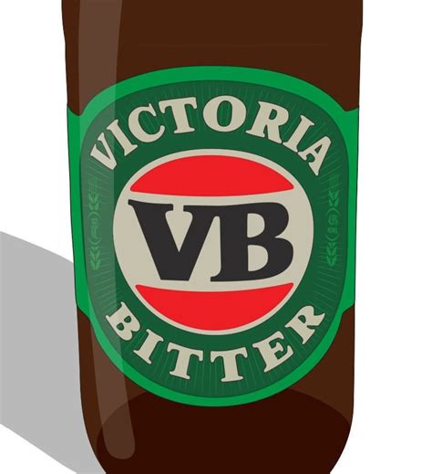 VB long neck beer Digital wall art Victoria Bitter poster | Etsy