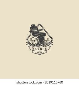 Barber Logo Black White Vector Vintage Stock Vector (Royalty Free) 2019115760 | Shutterstock