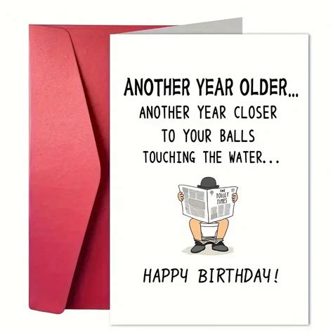 Funny Birthday Cards Men Humorous Cards - Temu