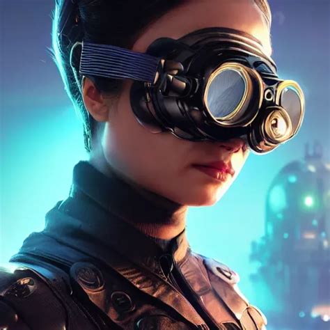 A set of futuristic sci fi goggles, front facing, | Stable Diffusion | OpenArt