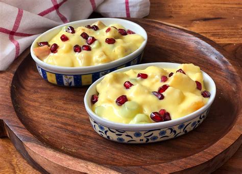 Creamy and Delicious Fruit Custard Recipe by Archana's Kitchen