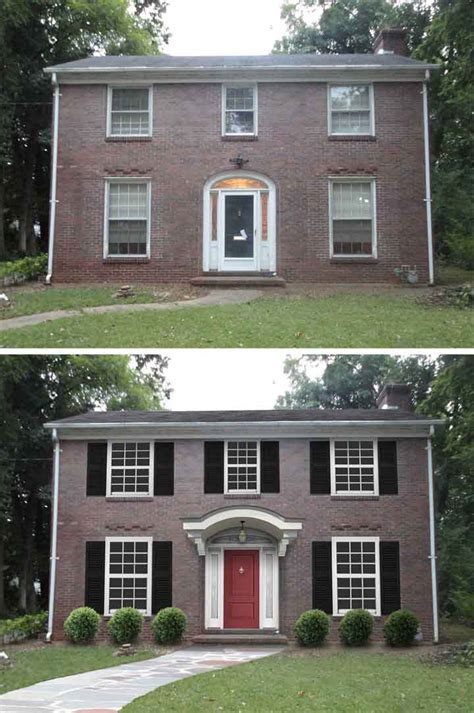 10 Before and After Curb Appeal Photos | Pretty Purple Door