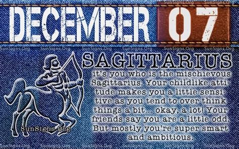 December 7 Zodiac Horoscope Birthday Personality - SunSigns.Org