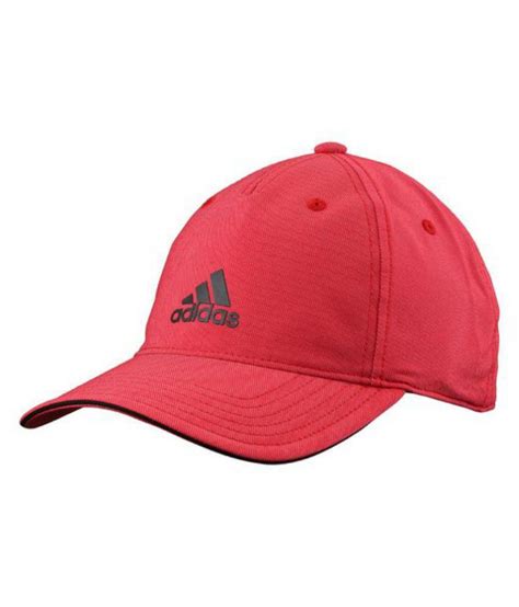 Adidas Red Plain Polyester Caps - Buy Online @ Rs. | Snapdeal