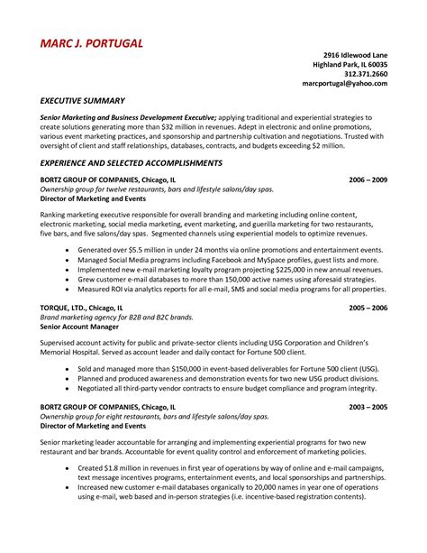 General Resume Summary Statement Examples – Coverletterpedia