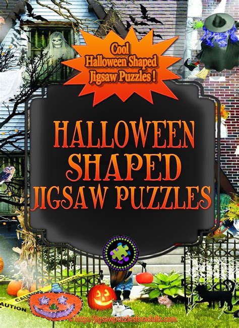 Halloween Shaped Jigsaw Puzzles | Jigsaw Puzzles For Adults